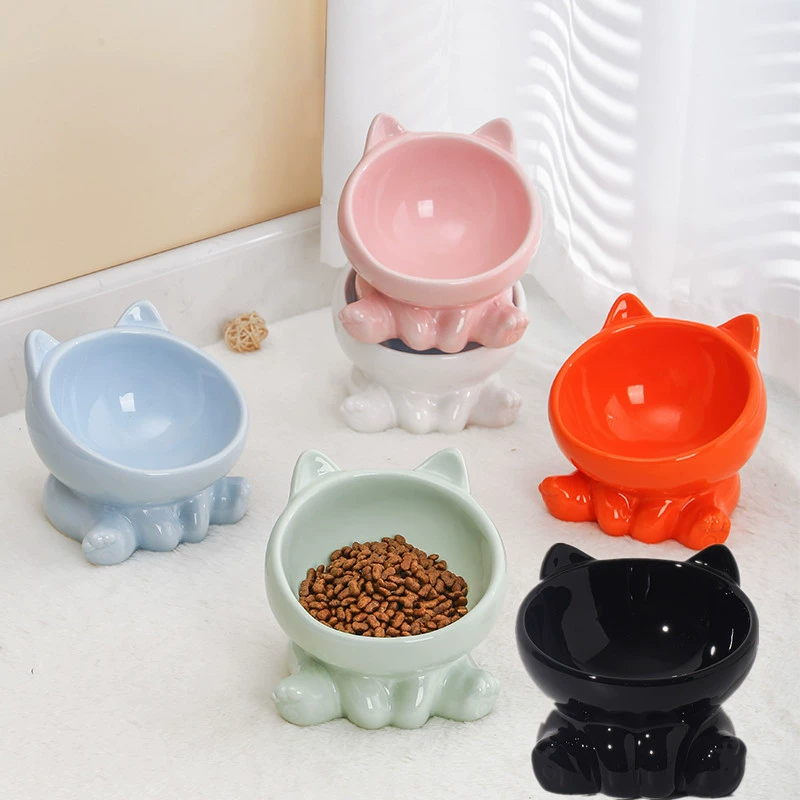 セラミック製猫犬用ボウル 高脚デザイン 頸椎保護 かわいいペ - Royal Canin Food Medium のレビューと価格