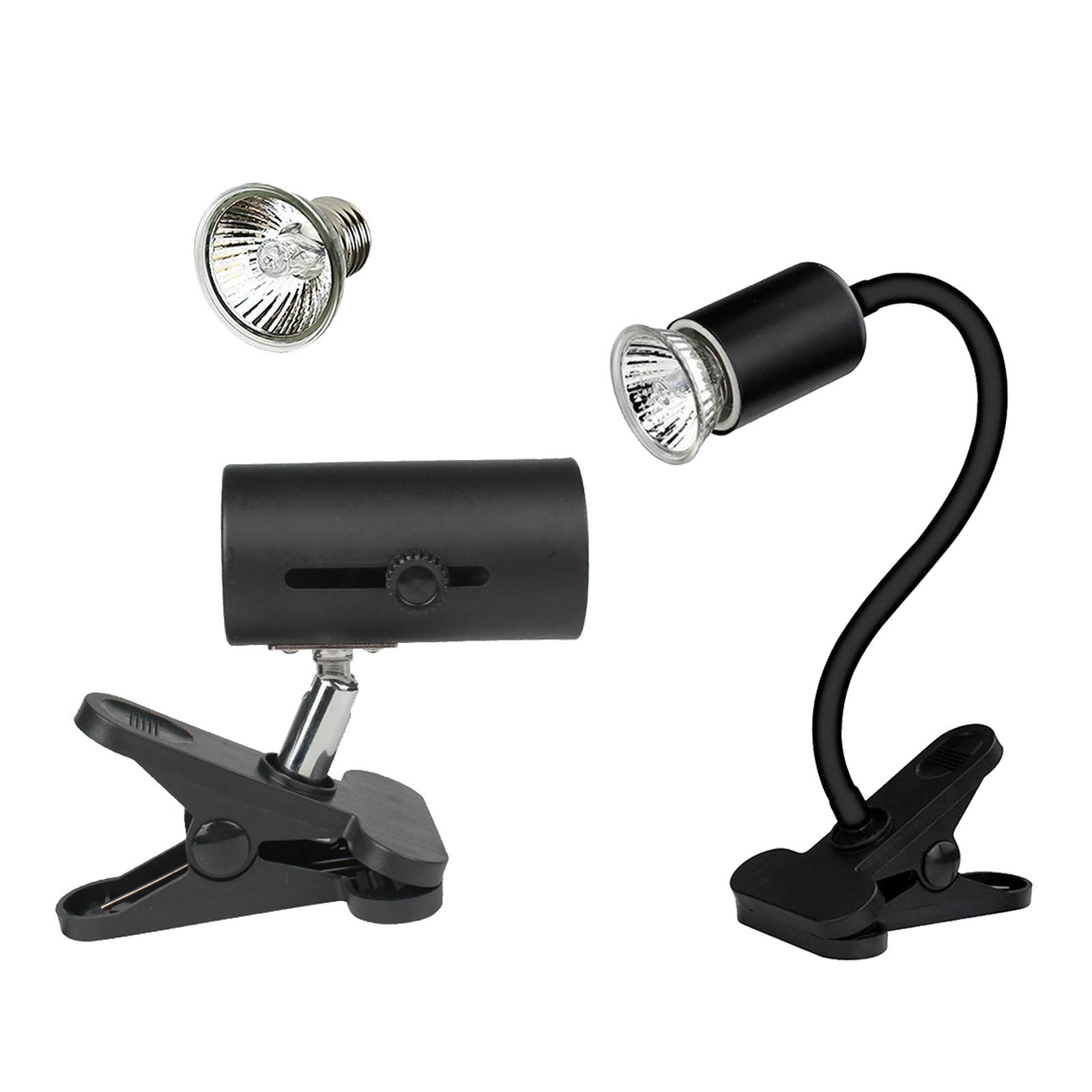 UVA UVB 爬虫類用ヒートランプ ハロゲン電球 クリップ - Basking Bulb Halogen のレビューと価格